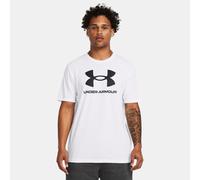 Maglia a manica corta Under Armour Logo da uomo Bianco / Nero XXL