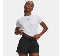 Maglia a maniche corte Under Armour Rival Core da donna Bianco / Nero XL