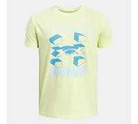 Maglia a maniche corte Under Armour Split Big Logo da ragazzo Sonic Giallo / Stream YSM (127 - 137 cm)