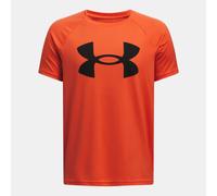 Maglia a maniche corte Under Armour Tech™ Big Logo da ragazzo Fire / Nero YLG (149 - 160 cm)