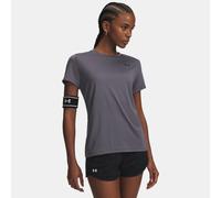 Under Armour Tech Solid Ssc Short Sleeve T-shirt Grigio L Donna