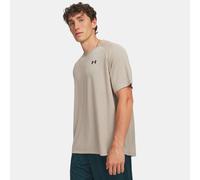 Maglia a maniche corte Under Armour Tech™ Textured da uomo Timberwolf Taupe / Nero M