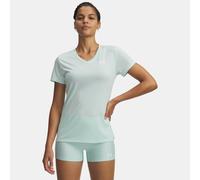 Maglia a maniche corte Under Armour Tech™ Twist V-Neck da donna Refresh Mint / Bianco XS