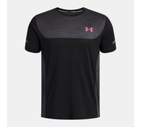 Maglia a maniche corte Under Armour Tech™ Utility da ragazzo Nero / Super Rosa YXS (122 - 127 cm)