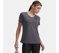 Maglia a maniche corte Under Armour Tech™ V-Neck da donna Castlerock / Nero XS