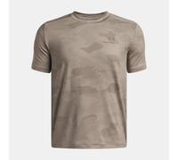 Maglia a maniche corte Under Armour Vanish Printed da ragazzo Timberwolf Taupe / Timberwolf Taupe YSM (127 - 137 cm)