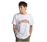 Maglia a Maniche Corte Uomo Converse 10024589-A03 Bianco [XS]