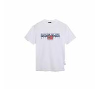 Maglia a Maniche Corte Uomo Napapijri S-Aylmer Bianco