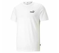 Maglia a Maniche Corte Uomo Puma Essentials Small Logo Bianco