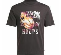 Maglia a Maniche Corte Uomo Reebok Gs Basketball On Fir Nero