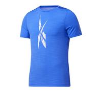 Maglia a Maniche Corte Uomo Reebok Workout Ready Activchill Azzurro