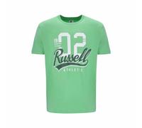 Maglia a Maniche Corte Uomo Russell Athletic Amt A30101 Verde Verde Chiaro