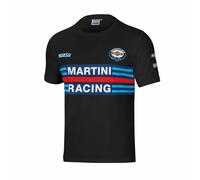 Maglia a Maniche Corte Uomo Sparco Martini Racing Nero