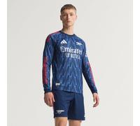Maglia a maniche lunghe 25/26 Arsenal FC Autentica da Trasferta Night Indigo / Matte Silver M