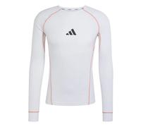 Abbigliamento compressivo Adidas Terrex Xperior Clima365 Long Sleeve Baselayer - white/semi impact orange - Bianco (M)