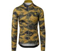 Agu Abstract Mountains Performance Long Sleeve Jersey Verde L Uomo