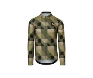 Maglia a maniche lunghe Agu Triangle Stripe Essential Vert
