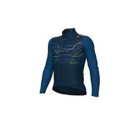 Alé - Pr-E Megabyte L/S Jersey - Maglietta da ciclismo L blu