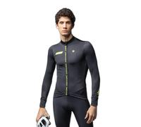 Maglia Alé PR.E Follow Me manica lunga nero profondo giallo - M