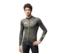 Maglia Alé PR.E Follow Me manica lunga verde scuro giallo - L