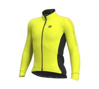 Ale Solid Fondo Long Sleeve Jersey Giallo M Uomo