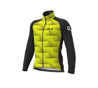Ale Solid Sharp Long Sleeve Jersey Verde M Uomo Black / Fluor Yellow