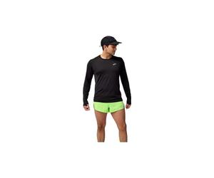 Maglia a maniche lunghe brooks atmosphere 3 0 uomo nero