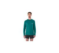 T-shirt da tennis da uomo Compressport Performance Long Sleeve - Turchese XL