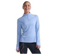 Maglia a maniche lunghe con zip a 1/4 da donna 2XU Ignition Bleu