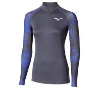 Maglia a maniche lunghe con zip a 1/4 da donna Mizuno VIRT G5 Gris XS