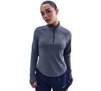 Maglia a maniche lunghe con zip a 1/4 da donna Nike Tempo Bleu XL