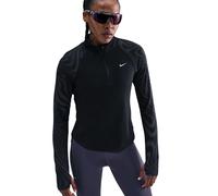Maglia a maniche lunghe con zip a 1/4 da donna Nike Tempo Flash Noir 2XS