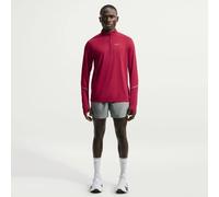 Maglia a maniche lunghe con zip a metà Nike Miler Rouge S