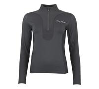 Maglia a maniche lunghe con zip per donna Peak Mountain Aramis Noir M