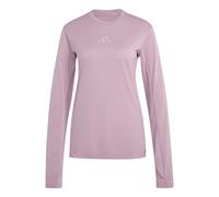 Adidas - T-shirt a maniche lunghe traspirante - Xperior LS Tee W Magic Mauve per Donne in Poliestere Riciclato - Taglia M - Viola