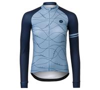 Agu Velo Wave Essential Long Sleeve Jersey Blu M Donna