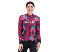 Ale Amazzonia Long Sleeve Jersey Nero S Donna Black / Strawberry