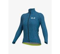 Ale Green Bolt Long Sleeve Jersey Blu XS Donna Petrol / Purple