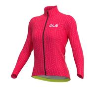 Ale Green Bolt Long Sleeve Jersey Rosso M Donna Strawberry / Pink
