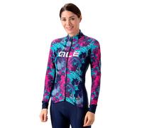 Maglia a maniche lunghe da donna Alé PR-R Amazzonia Rosa