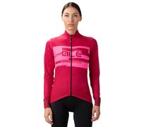 Ale Solid Borealis Long Sleeve Jersey Rosso S Donna Bordeaux
