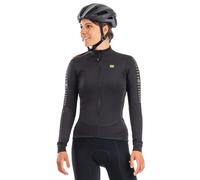 Ale Solid Fondo Long Sleeve Jersey Nero L Donna Black