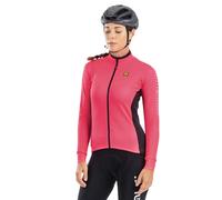 Ale Solid Fondo Long Sleeve Jersey Rosa L Donna Fluo Pink