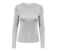 Maglia a maniche lunghe da donna JDY aderente con scollo tondo Top basic elegant