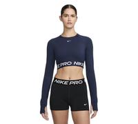 Maglia a maniche lunghe da donna Nike Pro Dri-Fit Bleu XL
