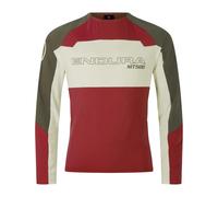 Maglia a maniche lunghe Endura Mt500 Burner Lite Rouge