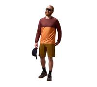 Maglia a maniche lunghe Endura SingleTrack Core Printed Orange