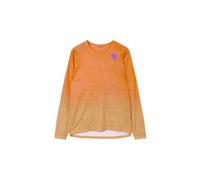 Maglia a maniche lunghe endura singletrack print orange uomo