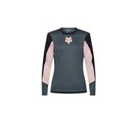 Maglia a maniche lunghe fox defend creation blu da donna