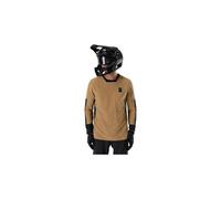 Maglia a maniche lunghe fox defend thermal brown sugar beige da uomo